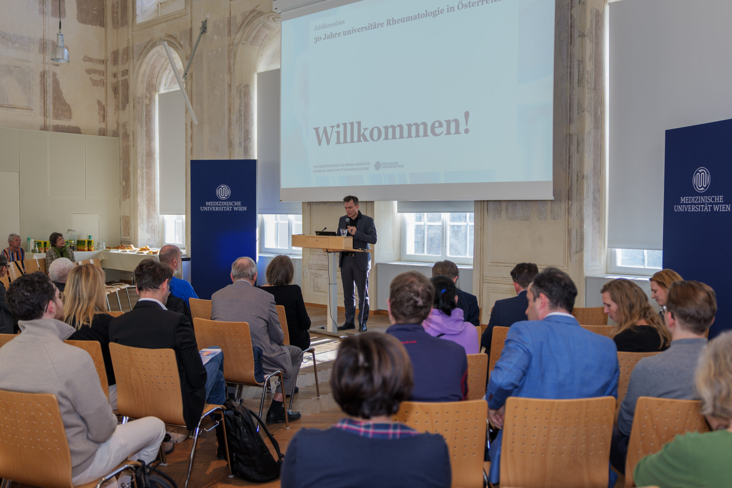 An event setting at the Medical University Vienna